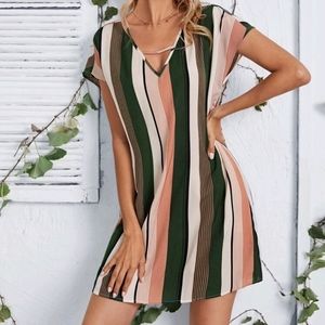Shein Striped Tunic Dress XL (US 12)